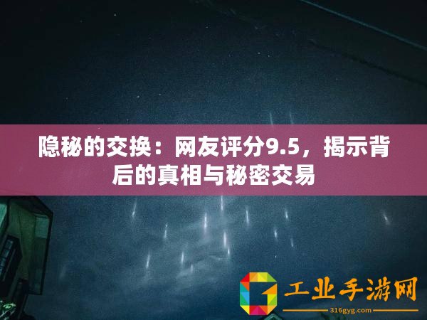 隱秘的交換：網(wǎng)友評(píng)分9.5，揭示背后的真相與秘密交易