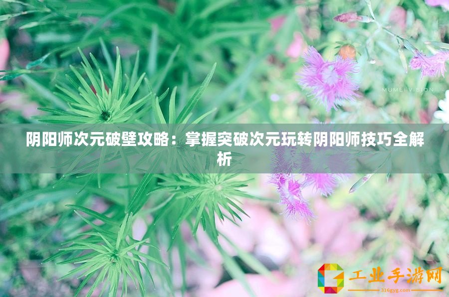 陰陽師次元破壁攻略：掌握突破次元玩轉陰陽師技巧全解析