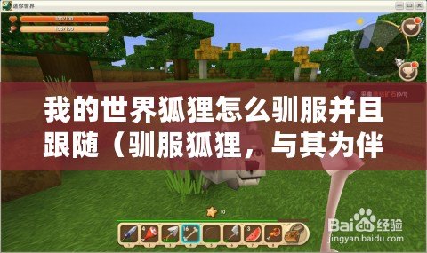 我的世界狐貍怎么馴服并且跟隨（馴服狐貍，與其為伴，共創(chuàng)新世界）