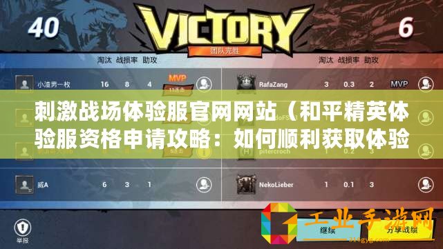刺激戰場體驗服官網網站（和平精英體驗服資格申請攻略：如何順利獲取體驗服資格）