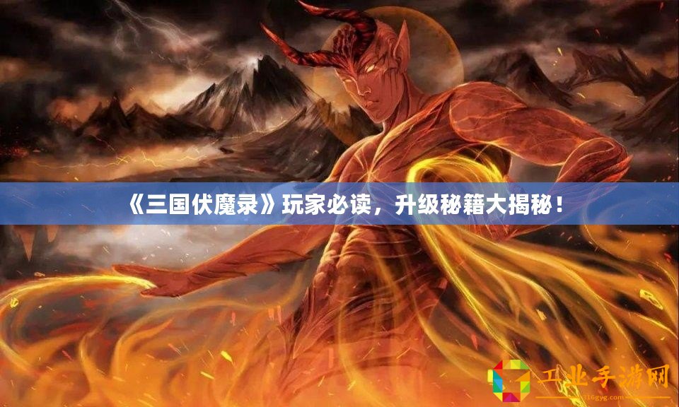《三國伏魔錄》玩家必讀，升級秘籍大揭秘！