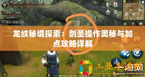 龍紋秘境探索：劍圣操作奧秘與加點攻略詳解