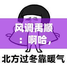 風(fēng)調(diào)禹順：啊哈，有人來了
