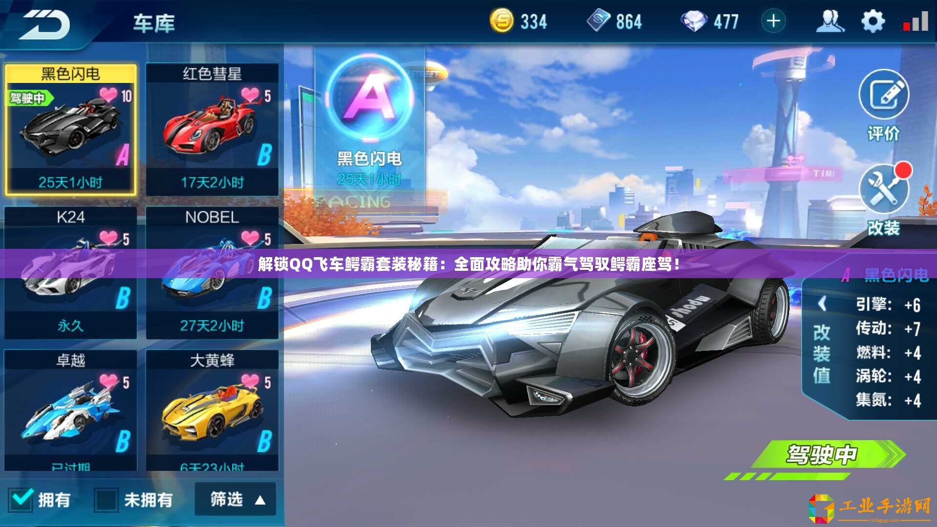 解鎖QQ飛車鱷霸套裝秘籍：全面攻略助你霸氣駕馭鱷霸座駕！
