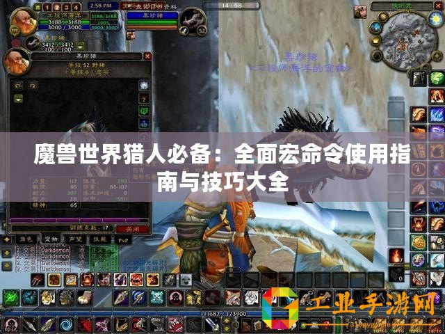 魔獸世界獵人必備：全面宏命令使用指南與技巧大全