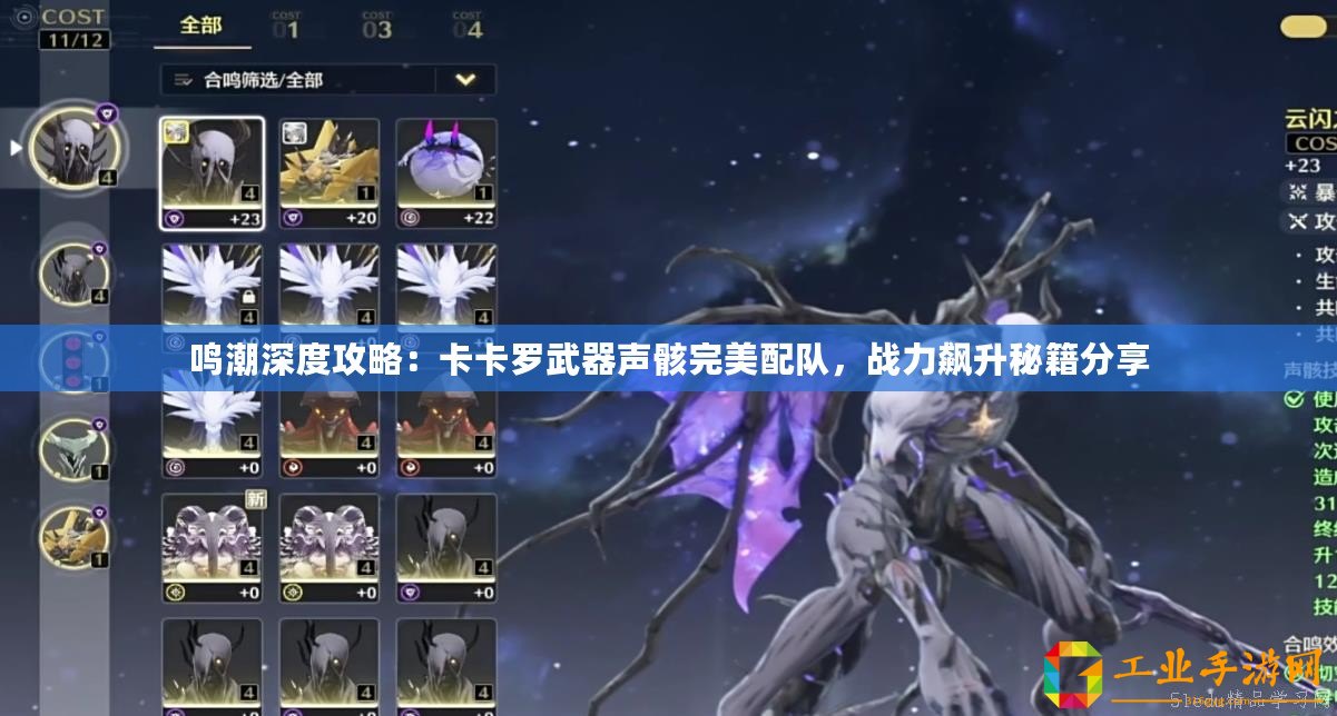 鳴潮深度攻略：卡卡羅武器聲骸完美配隊，戰力飆升秘籍分享