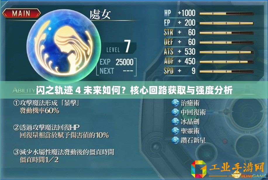 閃之軌跡 4 未來如何？核心回路獲取與強度分析