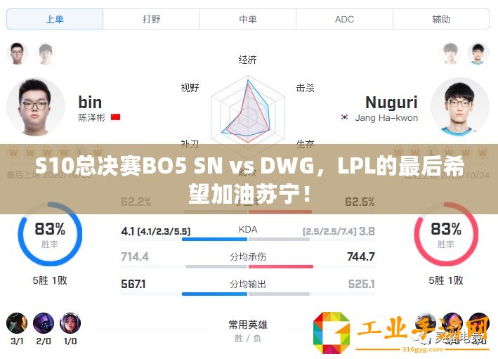 S10總決賽BO5 SN vs DWG，LPL的最后希望加油蘇寧！