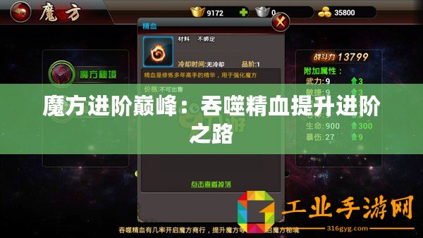 魔方進階巔峰：吞噬精血提升進階之路