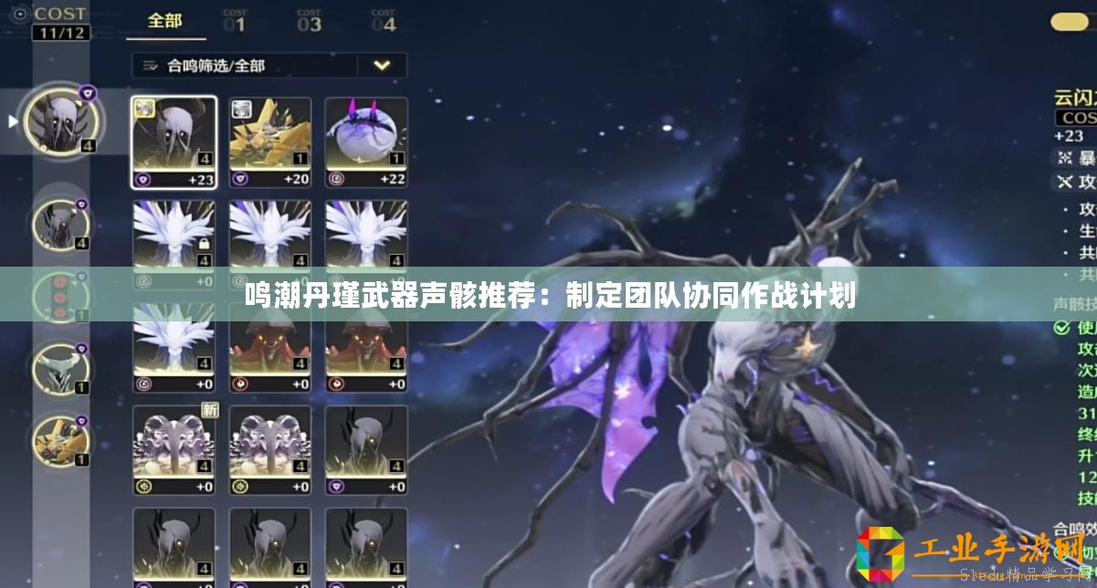 鳴潮丹瑾武器聲骸推薦：制定團隊協同作戰計劃