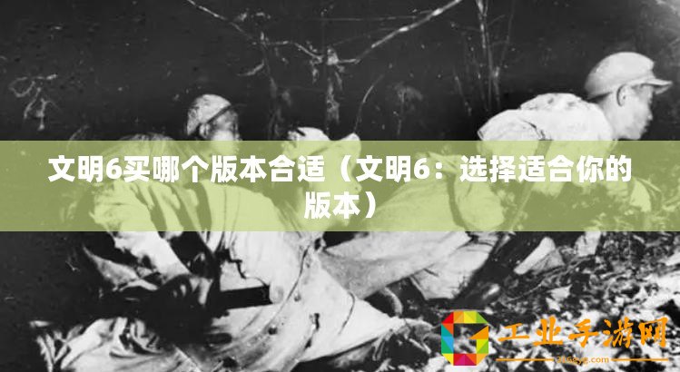 文明6買哪個(gè)版本合適（文明6：選擇適合你的版本）